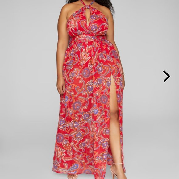 Fashion to Figure Dresses & Skirts - Fashion to figure slit maxi dress